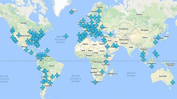 Μάθε τον κωδικό WiFi για το αεροδρόμιο όπου βρίσκεσαι μέσα από αυτόν τον διαδραστικό παγκόσμιο χάρτη! image