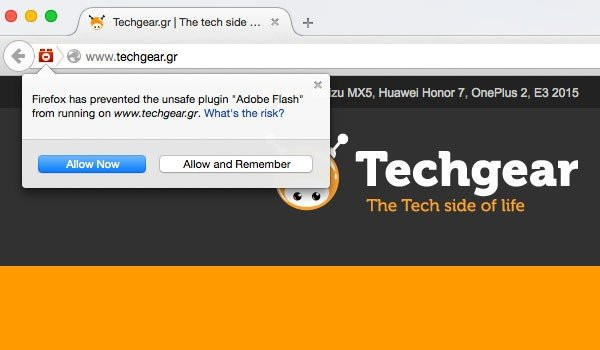 Η Facebook ζητά τον "θάνατο" του Flash player και η Mozilla τον μπλοκάρει στον Firefox browser image