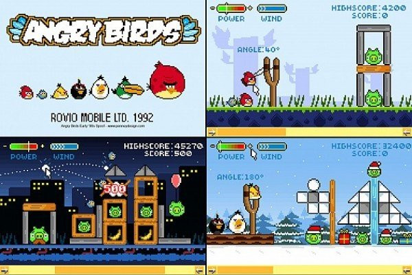 Angry Birds σε ρετρό έκδοση image
