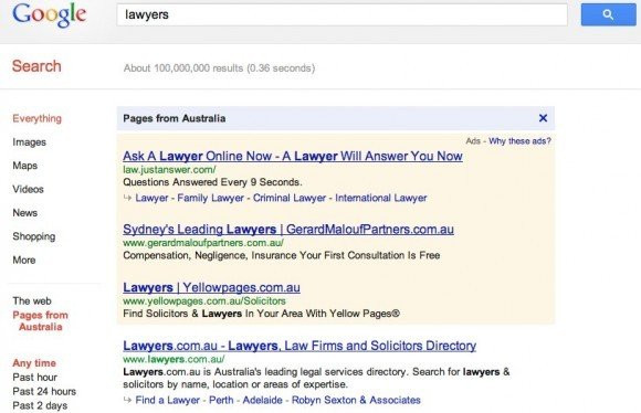 Τιμωρείται η Google για διαφημίσεις μέσω AdWords στην Αυστραλία image