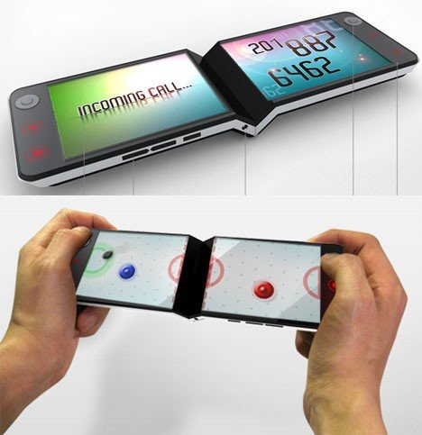 Eagle Phone Concept με διπλή αναδιπλώμενη οθόνη αφής image