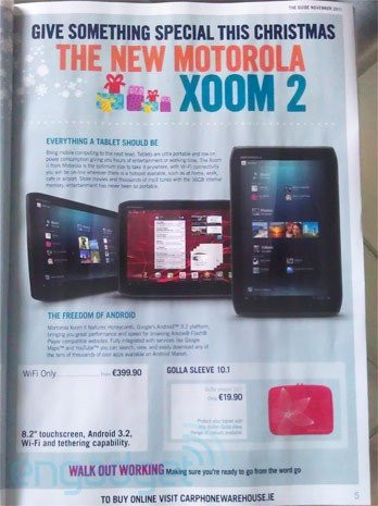 Motorola Xoom 2, κυκλοφορεί το Δεκέμβριο με τιμή €400 image