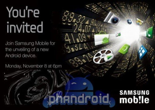 Samsung Event στις 8 Νοεμβρίου. Νέα συσκευή με Android Gingerbread; image