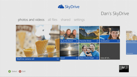 Microsoft SkyDrive, η υπηρεσία cloud αποθήκευσης διαθέσιμη σύντομα και στο Xbox 360 [Video] image