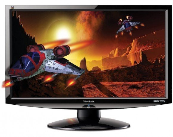 ViewSonic V3D241wm-LED 3D Monitor με γυαλιά 3D image