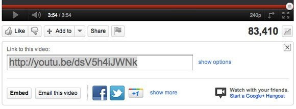 Ξεκινήστε Google+ Hangout απευθείας από τα videos του YouTube! image