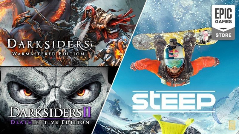 Darksiders 1, Darksiders 2 και Steep δωρεάν στο Epic Games Store! image