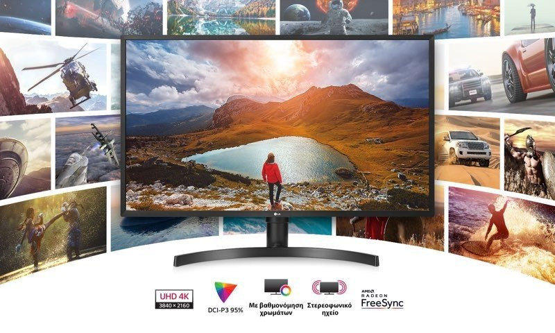 LG 32UK550-B: Νέο 4K gaming monitor 31.5'' με ηχεία stereo image