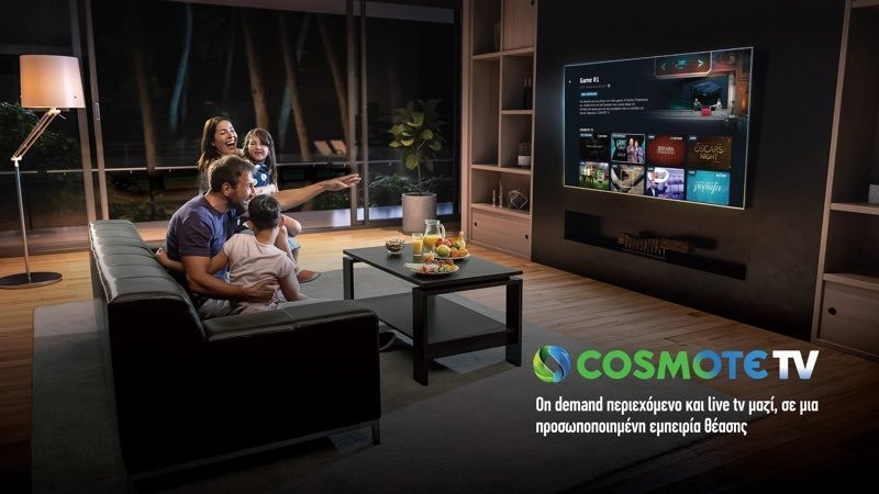 COSMOTE TV: Η πρώτη streaming υπηρεσία με προσωποποιημένες προτάσεις από live & on demand περιεχόμενο image