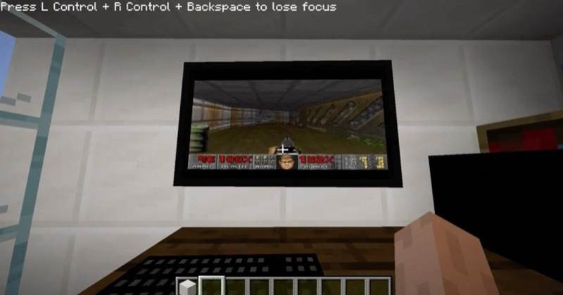 Έφτιαξαν Windows 95 PC μέσα στο Minecraft για να παίζεις...DOOM image