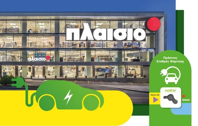 ΠΛΑΙΣΙΟ: Εγκαινιάζει σταθμούς φόρτισης ηλεκτρικών αυτοκινήτων στα καταστήματά της image