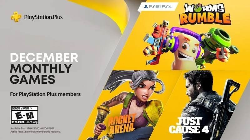 Με Worms Rumble και Just Cause 4 τα δωρεάν παιχνίδια του PS Plus για τον Δεκέμβριο image