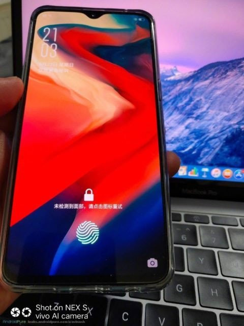 OnePlus 6T: Πρώτες πραγματικές φωτογραφίες επιβεβαιώνουν notch-σταγόνα και in-display αισθητήρα αποτυπωμάτων image