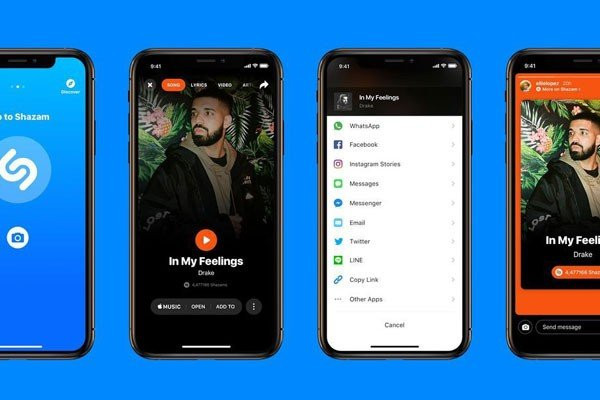 Το Shazam σου επιτρέπει να μοιράζεσαι τραγούδια απευθείας στα Instagram Stories image