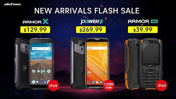 Ulefone Power 5, Armor X και Armor Mini στις καλύτερες τιμές της αγοράς image