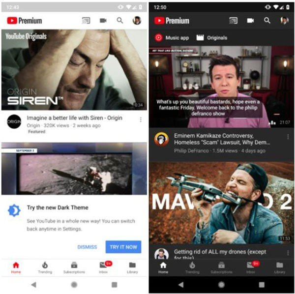 YouTube Dark Theme: Διατίθεται πλέον για όλους τους χρήστες Android image