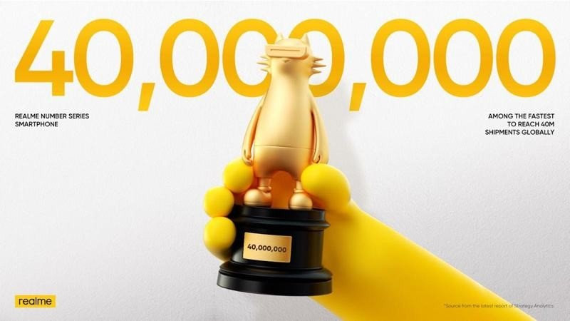 realme: Η Number Series ξεπέρασε τα 40 εκατ. πωλήσεις μέσα σε 2 χρόνια image