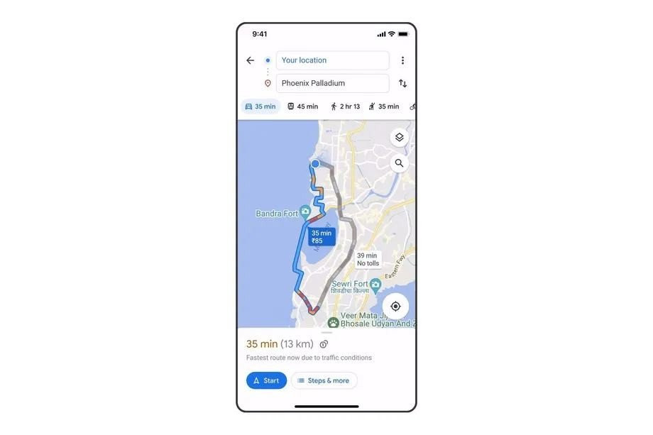 Google Maps: Ξεκίνησε να εμφανίζει τις τιμές των διοδίων σε ορισμένες χώρες image