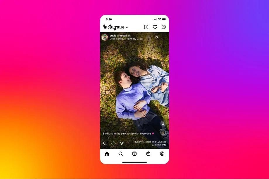 Instagram: Ξεκίνησαν οι δοκιμές εμφάνισης των Reels σε full-screen image