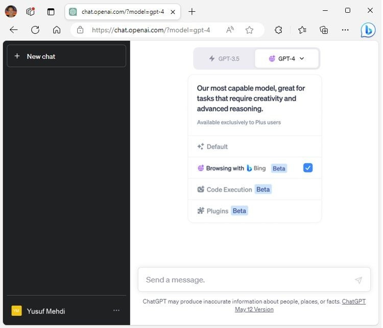 Η Microsoft ενσωματώνει τη μηχανή αναζήτησης Bing στο ChatGPT! image