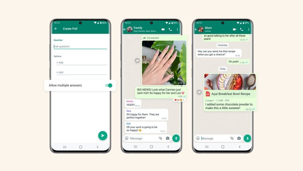 WhatsApp: Νέες λειτουργίες για τα polls και τα captions image