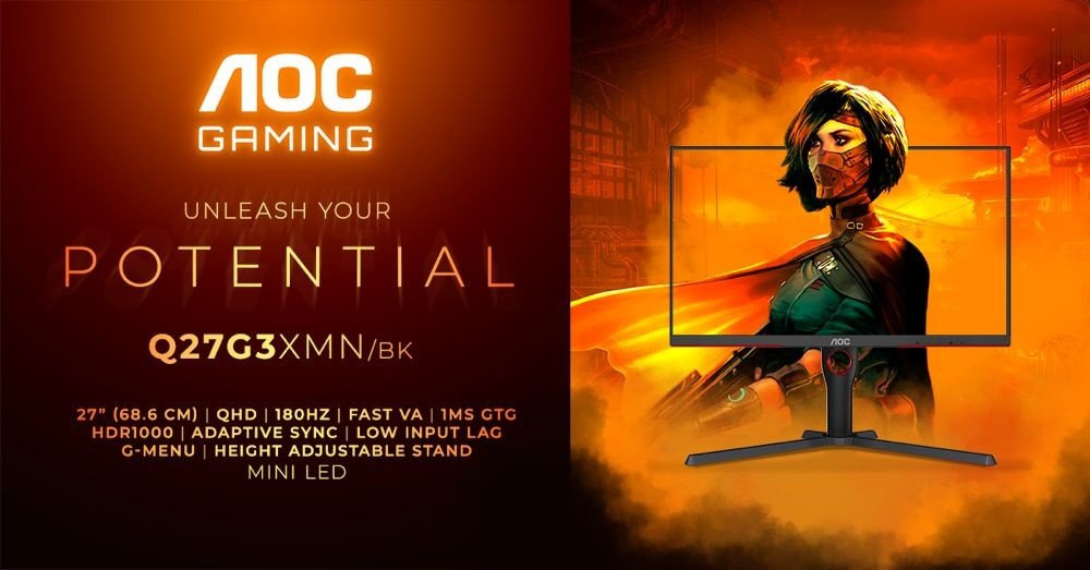 AOC GAMING Q27G3XMN/BK: Το MiniLED gaming προσιτό σε όλους image