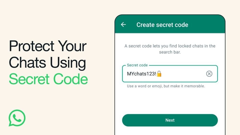 WhatsApp: Επιπλέον προστασία των κλειδωμένων συνομιλιών με Secret Code image