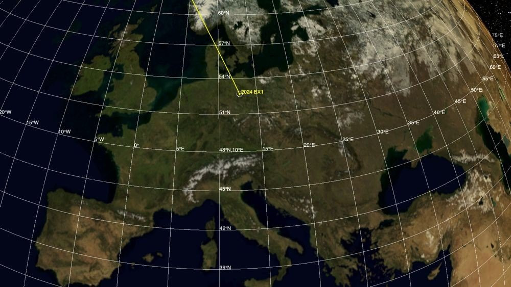 Η NASA έδωσε προειδοποίηση για την πρόσκρουση μετεωρίτη 90+ λεπτά πριν φτάσει στο Βερολίνο image