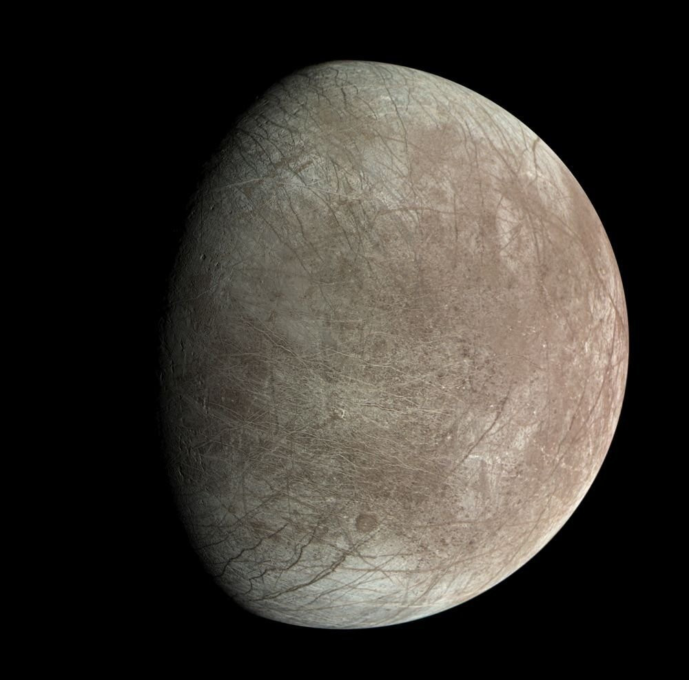 Το Juno μας έδωσε την πιο καθαρή εικόνα της Ευρώπης (δορυφόρος του Δία) image