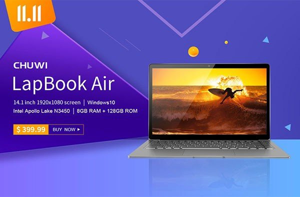 Πολύ μεγάλες εκπτώσεις στα tablets/laptops της Chuwi και δώρα για την Singles' Day image