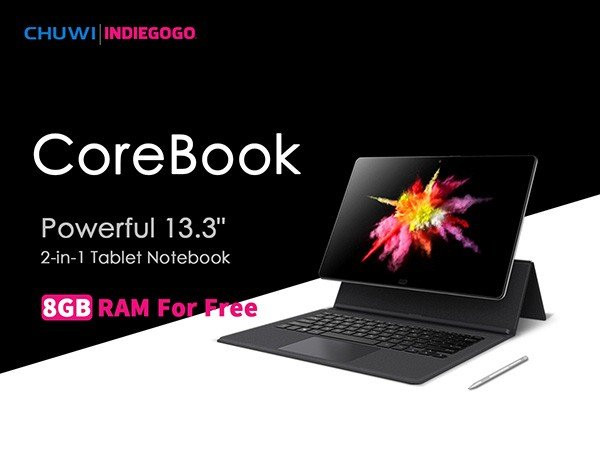 Chuwi CoreBook: Αναβάθμιση στα 8GB RAM από 6GB χωρίς καμία αλλαγή στην τιμή πώλησης [Video] image