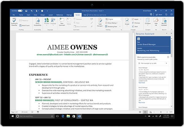 Microsoft Word: Νέα λειτουργία για να συντάξεις το βιογραφικό σημείωμά σου με τη βοήθεια του LinkedIn [Video] image
