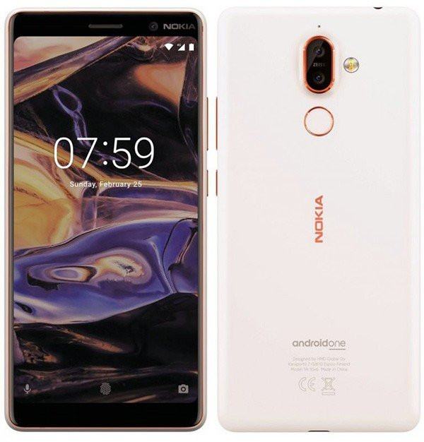 Nokia 7 Plus: Επίσημο render ότι είναι Android One smartphone με οθόνη 18:9 και διπλή κάμερα image