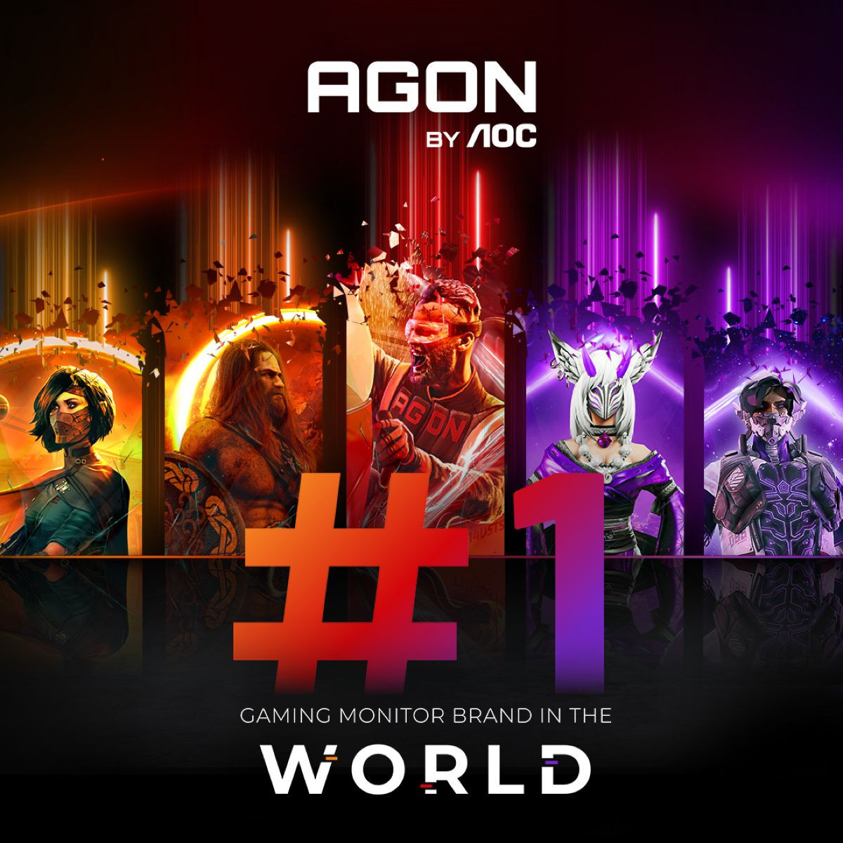 AGON by AOC: Η κορυφαία μάρκα gaming οθονών στο πρώτο 9μηνο του 2024 image