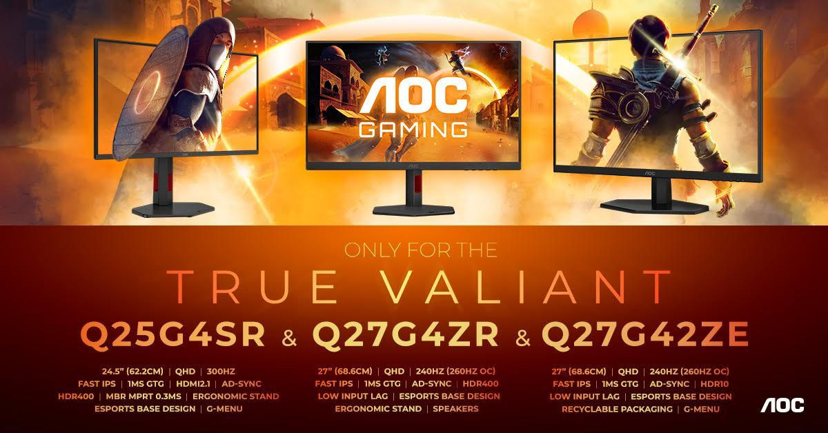 Τρία νέα AOC monitor με προσιτή τιμή & υψηλή απόδοση image