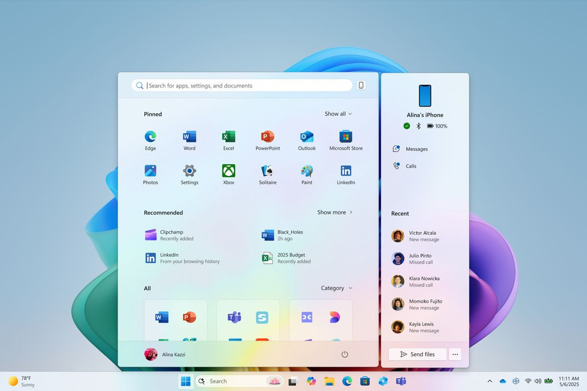 Windows 11: Νέο Start Menu και αναβαθμίσεις με έμφαση στην AI image