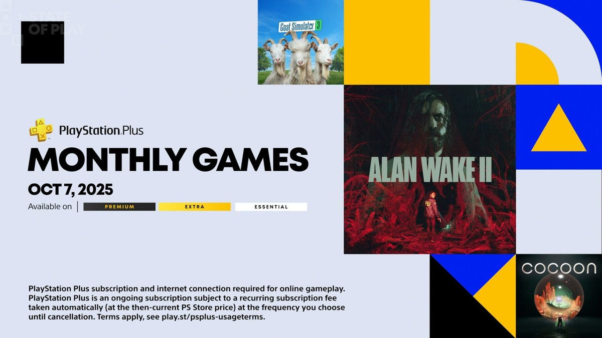 PS Plus: Αυτά είναι τα δωρεάν games για τον Οκτώβριο, με πολύ δυνατό τίτλο της Remedy image
