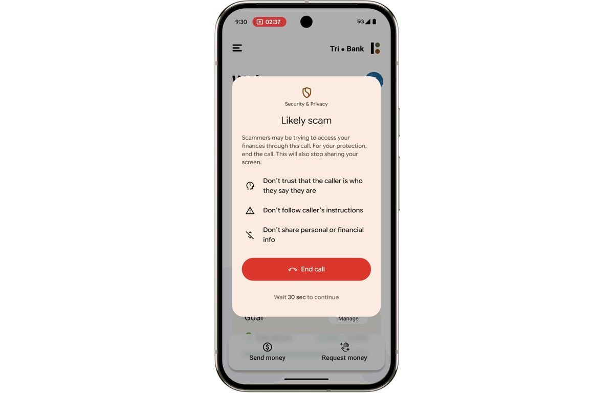 Το Android δοκιμάζει νέα «ψηφιακή ασπίδα» απέναντι στις τηλεφωνικές απάτες image