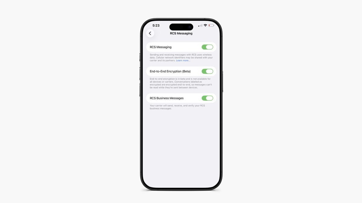 Google και Apple ξεκινούν τις δοκιμές κρυπτογράφησης των RCS μηνυμάτων στο iOS 26.4 image