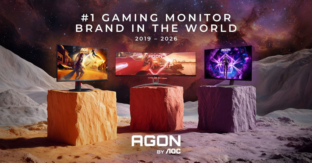 AGON by AOC: Πρώτη σε πωλήσεις gaming οθονών στην Ευρώπη για το 2025 image