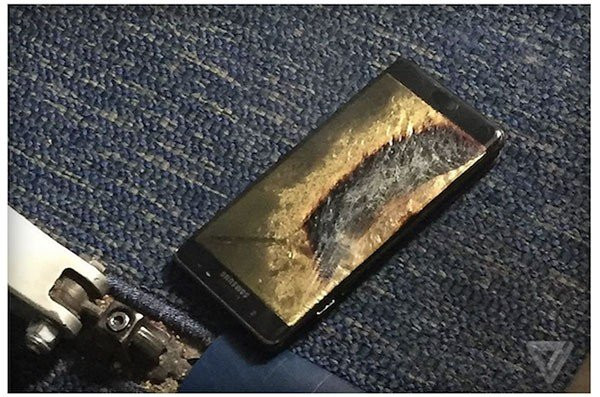 Samsung Galaxy Note 7: Ακύρωση πτήσης λόγω ανάφλεξης συσκευής της νέας (;) παρτίδας image
