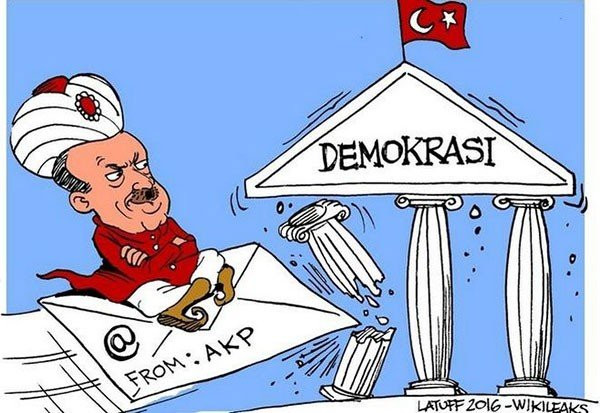 Το Wikileaks διέρρευσε τα e- mail του κόμματος του Ερντογάν image