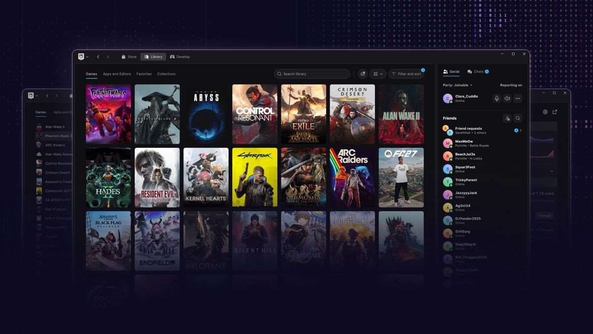 Νέος Epic Games Launcher με υποστήριξη Linux και ανάπτυξη μέσω AI image