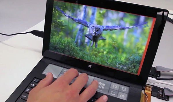 Microsoft DisplayCover: Ένα ενδιαφέρον πληκτρολόγιο με ενσωματωμένη οθόνη e-ink [Video] image