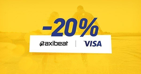 Taxibeat: -20% στα ταξί τον Απρίλιο και μεγάλα δώρα με Visa image