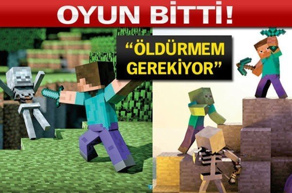 Η Τουρκία θέλει να απαγορεύσει το Minecraft επειδή είναι πολύ βίαιο... image