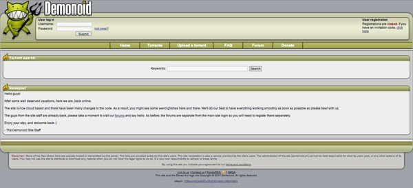 Το Demonoid επέστρεψε και επίσημα πλέον! image