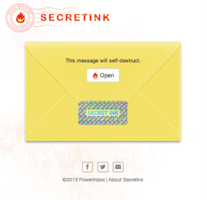 SecretInk, νέα υπηρεσία για να αποστέλεις αυτοκαταστρεφόμενα email [Video] image
