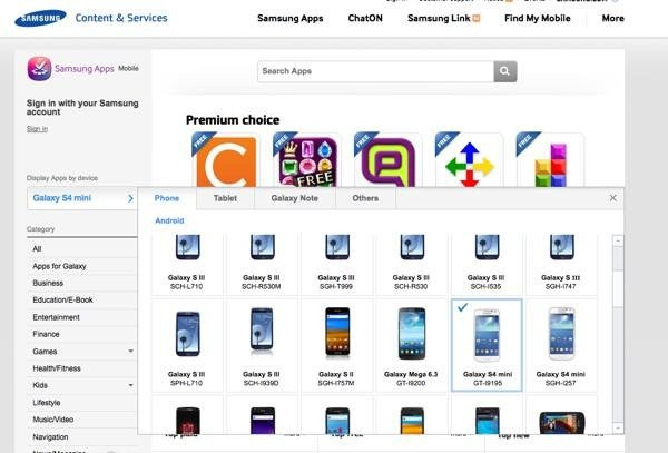 Samsung Galaxy S4 Mini, διέρρευσε στην επίσημη ιστοσελίδα Samsung Apps image