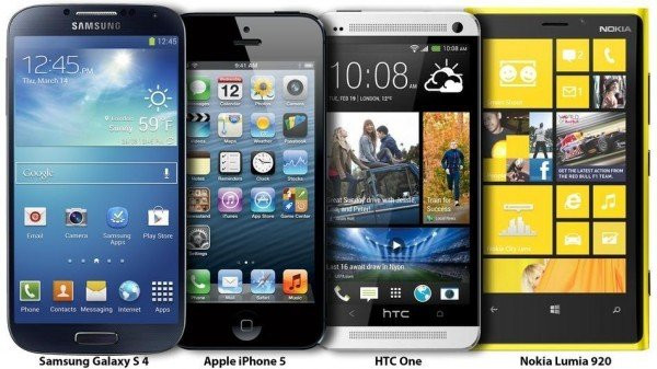 Samsung Galaxy S IV vs HTC One vs iPhone 5 vs Sony Xperia Z vs Nokia Lumia 920: Η μάχη των high-end smartphones image